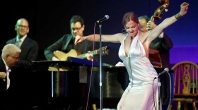 Pink Martini playing in Juneau in 2015.