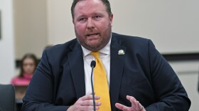 FRANKFORT, November 17 -- Rep. Patrick Flannery, R-Olive Hill, presents information concerning proposed D.U.I. legislation in the Interim Joint Committee on Judiciary.