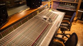 Audio board at the FAME Recording Studio in Muscle Shoals, Alabama