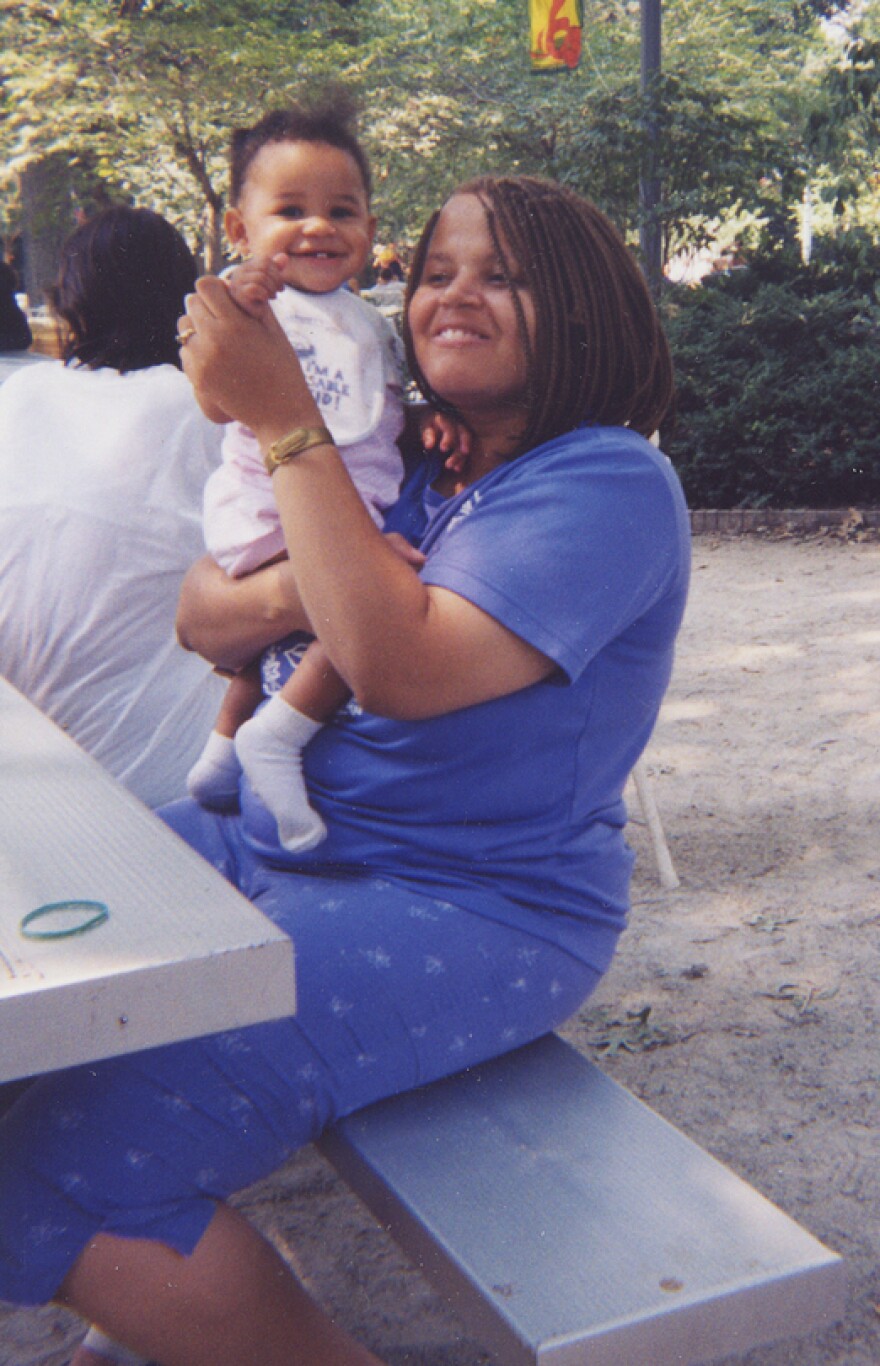 Bonnie Brown with her daughter, Myra, in 1998.