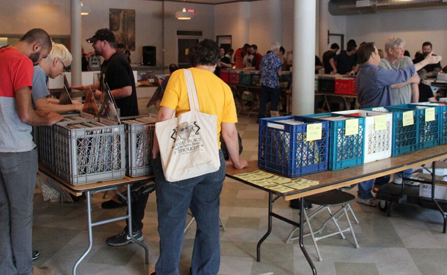 The Wooly’s open layout provides room for the 25 sellers, their crates of records and the expected 400 shoppers to browse and operate comfortably.