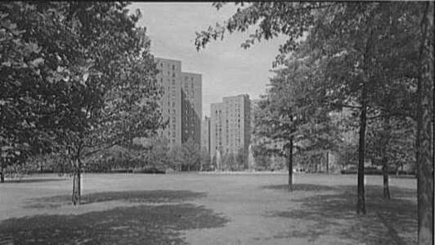 Manhattan's Stuyvesant Town housing complex, in 1951.