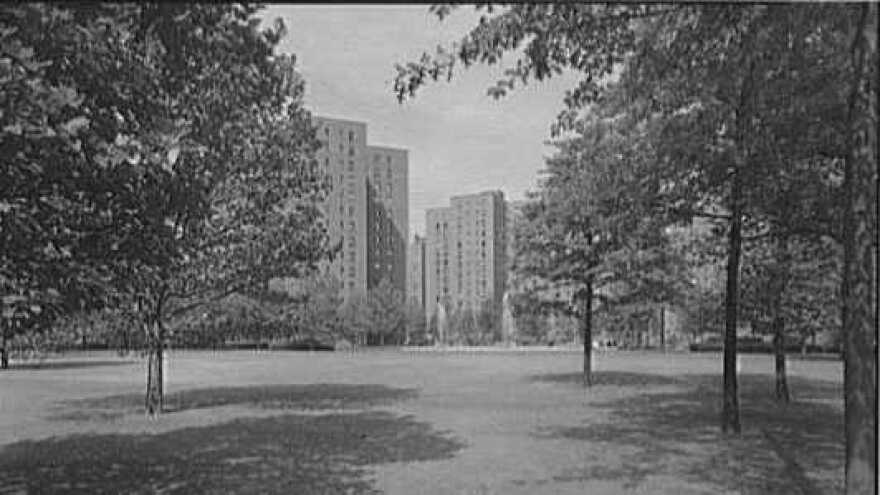 Manhattan's Stuyvesant Town housing complex, in 1951.