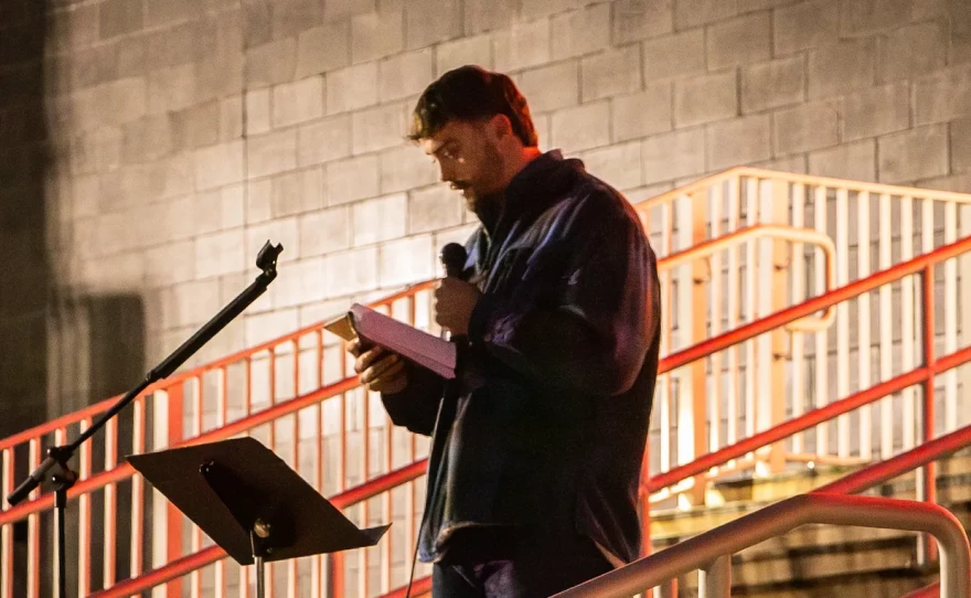 Students and faculty of SEMO remeber Danny as they light candles and share memories.
