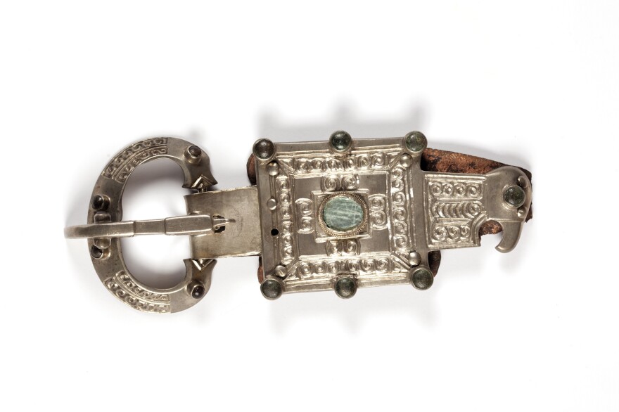 This silver pin was part of the contested display at the Allard Pierson Museum in Amsterdam.