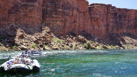 An Arizona Raft Adventures river trip on the Colorado in May 2026.