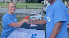In September, Kenneth Williamson, a community organizer with the Kentucky Democracy Project, met with a Mayfield woman who'd learned her voting rights had been restored.
