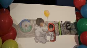 Milo Golding, an 11th grade student at Lexington Christian Academy, won the Google Doodle contest with his Google illustration.