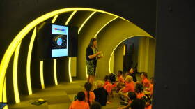 Elementary students at Paramount School of Excellence, a charter school near Rural and Riverside Parkway, donâ€™t have to leave the school grounds for science lessons about space and distant galaxies.