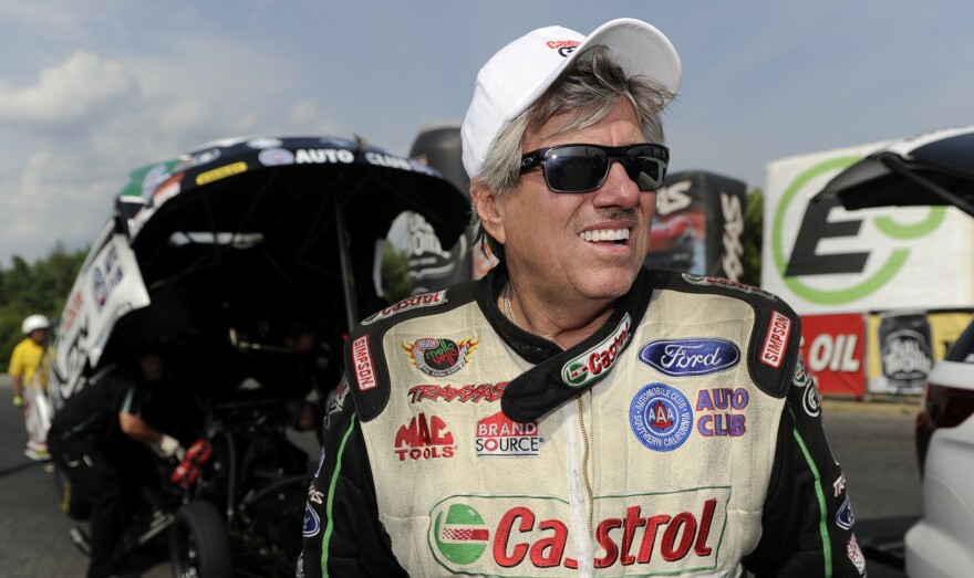Before John Force drove Funny Cars, he hauled 18-wheel trucks around California. He says he's always had a love for cars. By 1974, he made drag racing a full-time career.