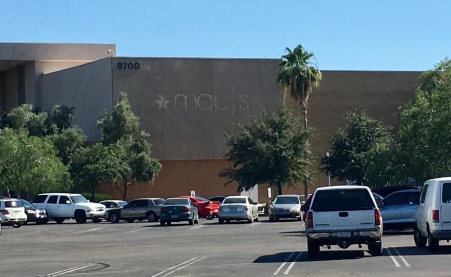 exterior of former macy's 
