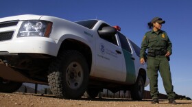 A U.S. Border Patrol agent patrols along the U.S.-Mexico border in Naco, Ariz., in September. On Monday, the U.S. Supreme Court agreed to hear a legal challenge to Arizona's tough new law on illegal immigration. 