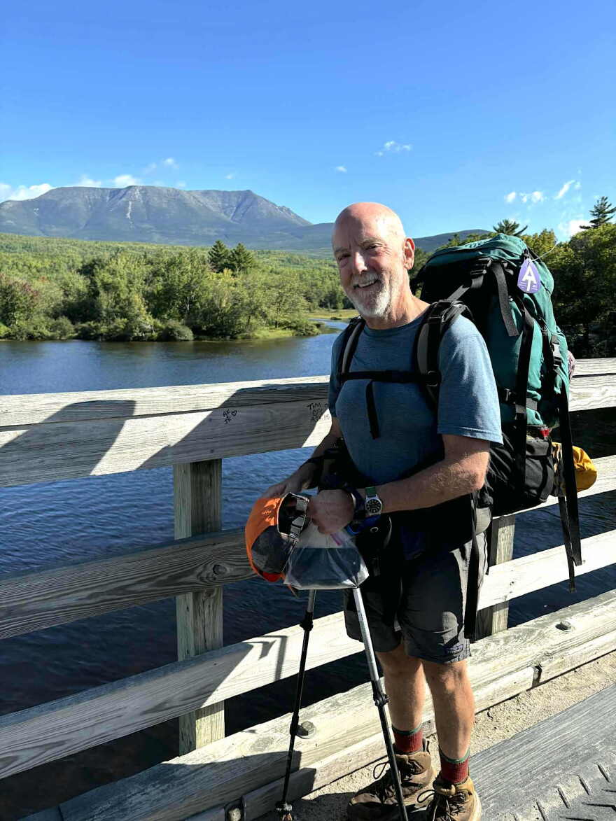Author Earl Swift during his trip on the Appalachian Trail.