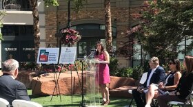 Tiffany Clason, the director of the Department of Alcoholic Beverage Services, unveils the agency’s new name and discusses its new mission, June 1, 2022.