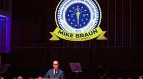 Mike Braun was sworn in as Indiana's 52nd governor on Jan. 13, 2025 at the Hilbert Circle Theatre in downtown Indianapolis.