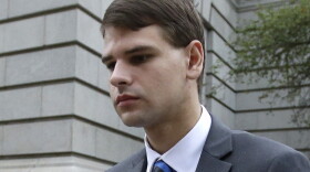 FILE - Nathan Carman leaves federal court in Providence, R.I., Aug. 21, 2019. The man charged with killing his mother at sea during a 2016 fishing trip off the coast of New England in what prosecutors say was a scheme to inherit millions of dollars has died, federal authorities said Thursday, June 15, 2023. (AP Photo/Steven Senne, File)