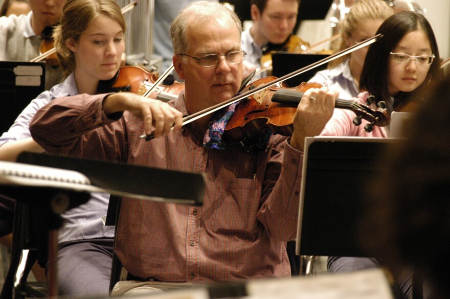 Paul Sonner performs with the Interlochen Arts Academy Orchestra in 2006