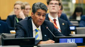 Palau President Surangel Whipps Jr. at the United Nations General Assembly.