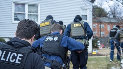 ICE says the operation took place from March 1 to March 8.