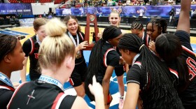 Evangelical Christian School in Fort Myers. The school’s girls’ basketball team are this year's class 2A state champions.