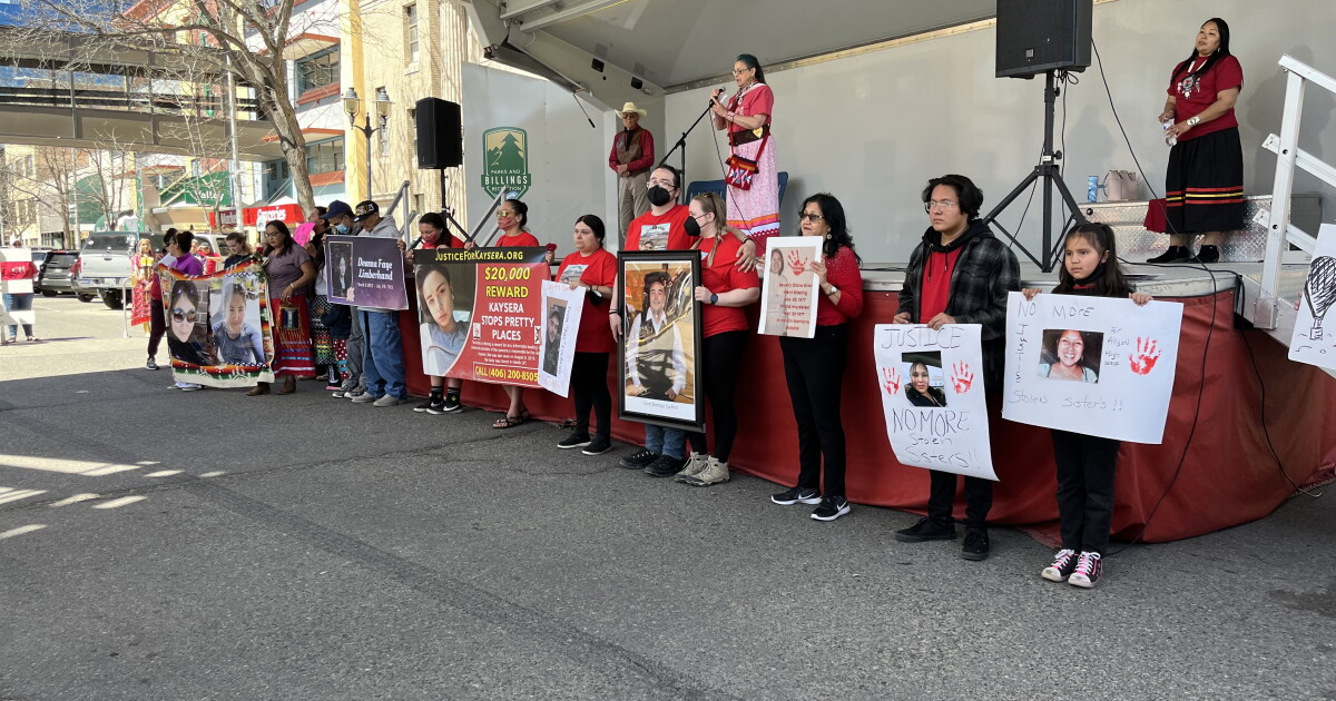 Demonstrators march in Billings for Missing and Murdered Indigenous ...