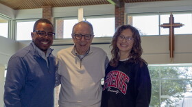 Dr. Cecil Riney, Dr. Rayvonne Moore and Reagan Heimgartner talk The Singing Quakers now and then.