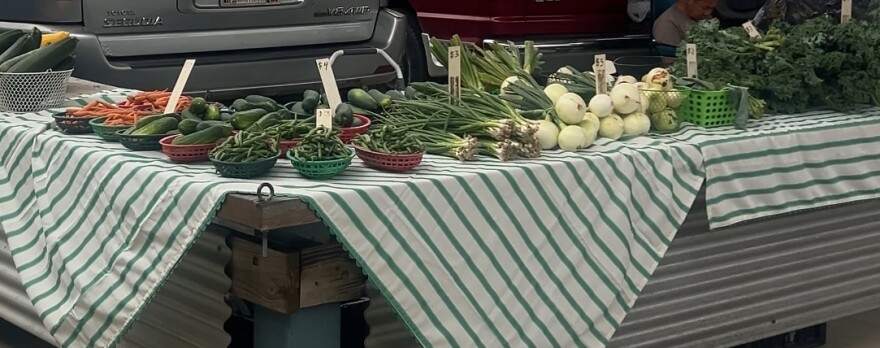 Produce at the Fondy Farmer's Market.