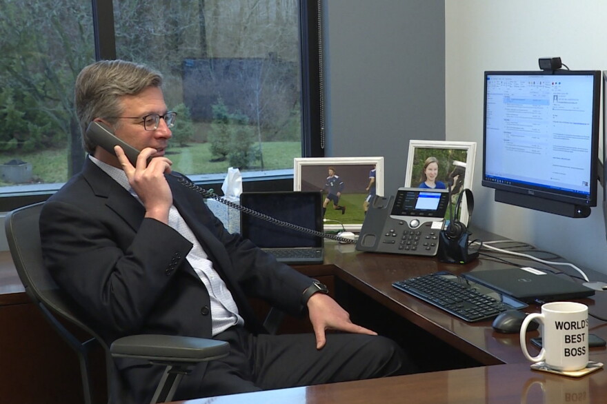 Bloomington-based Charles Schwab financial consultant Jeremy Zeichner.