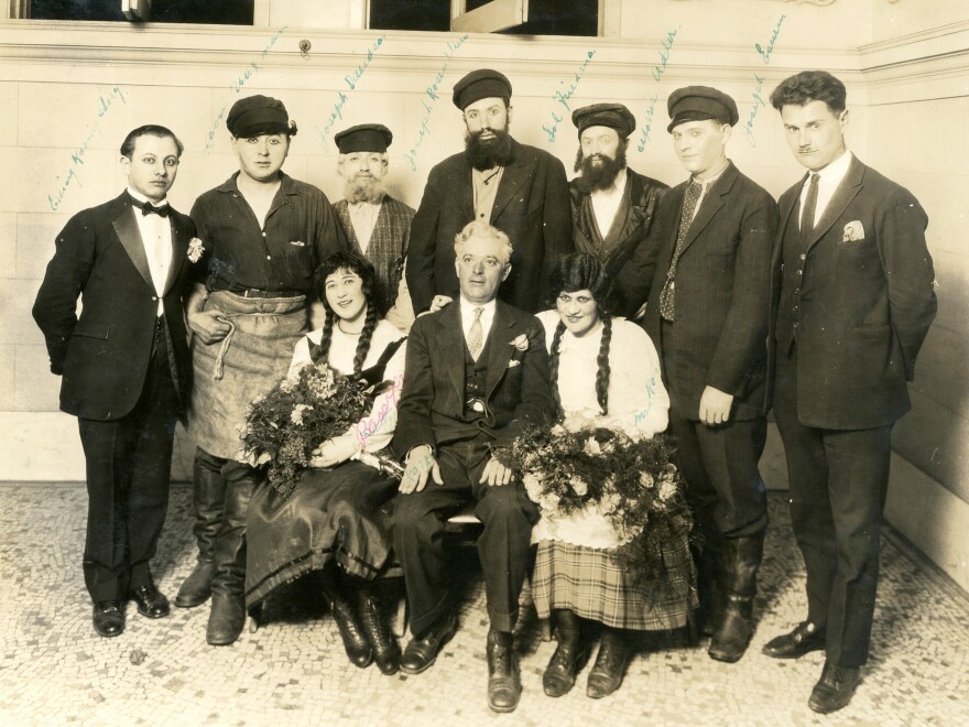 Cast of "The Blacksmith's Daughter," a production of the Jewish Literary and Dramatic Club, 1927.