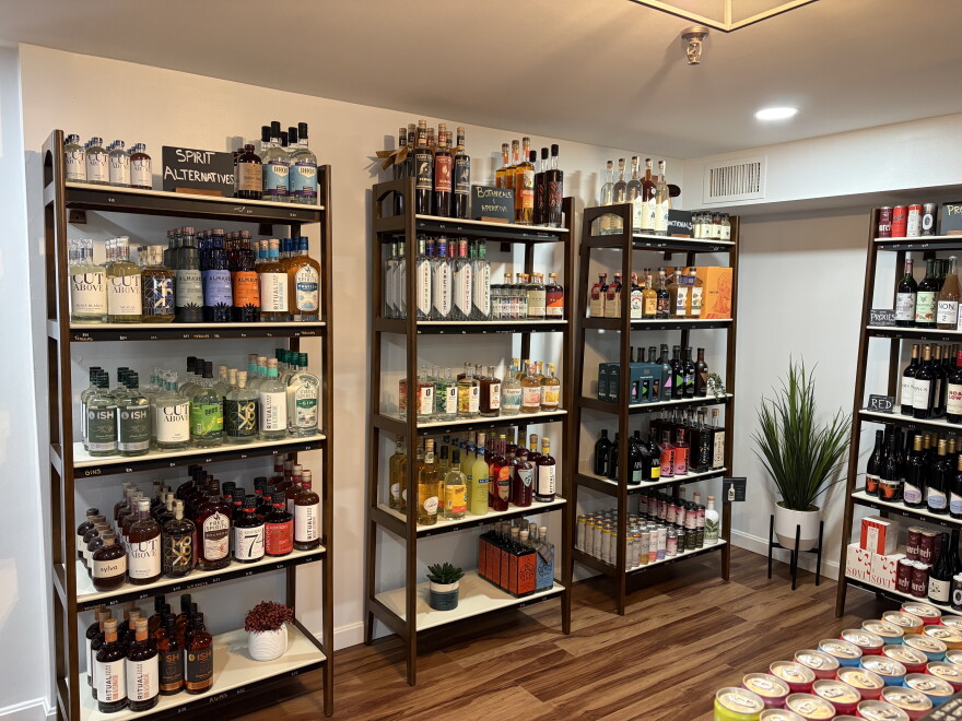 Dry Cellar, located in Portsmouth, is the state's first non-alcoholic bottle shop.