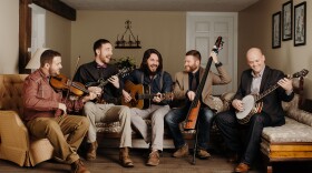 Breaking Grass from left to right, Tyler White, Zach Wooten, Cody Farrar, Britt Sheffield, Jody Elmore