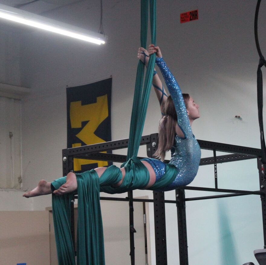 Fit to Fly aerialist Malorie Sanner