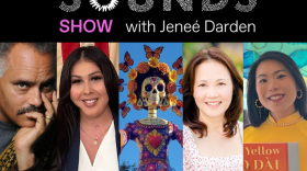 (L-R) Michael Gene Sullivan, Caheri Gutierrez, La Catrina de Oakland, Hanh Bui and Minnie Phan