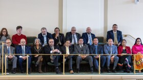 Oklahoma tribal leaders watch while Stitt targets tribal sovereignty during his final State of the State address on Feb. 2, 2026.