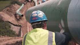 Pipeline construction has been halted during a legal dispute over a wildlife permit.