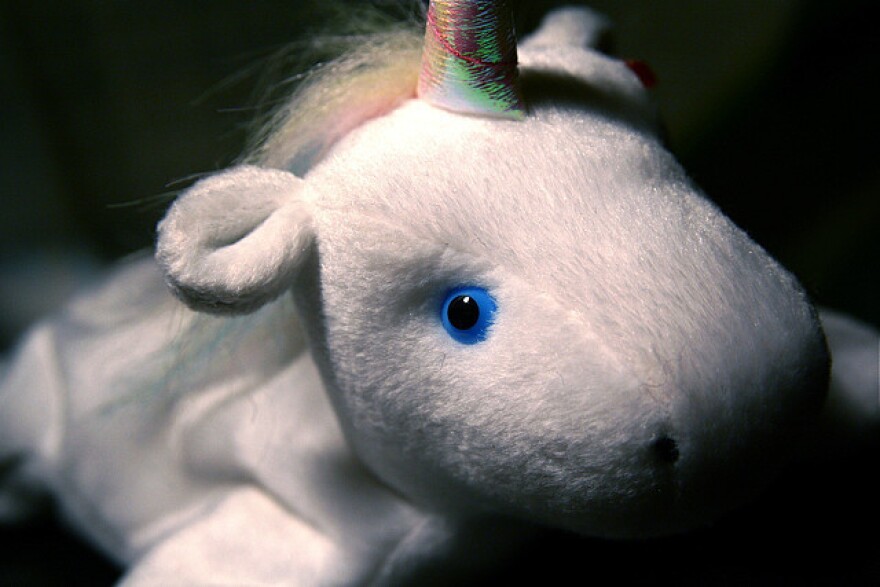 There's no word whether the unicorn that lived in the lair was this cute.