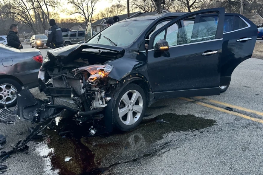 McHenry County resident Stacie Barger’s 2015 Buick Encore was totaled after a driver crashed into her on March 1, 2025.