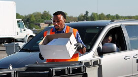 Paper being collected at a previous event.