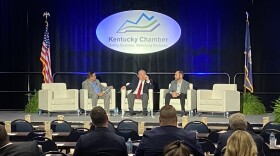 Rep. Jason Nemes and Sen. Chris McDaniel speak on the state budget they'll be crafting next legislative session at a Kentucky Chamber of Commerce event.