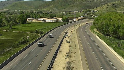 Eastbound Interstate 80 is seen heading into northern Summit County in Wanship.