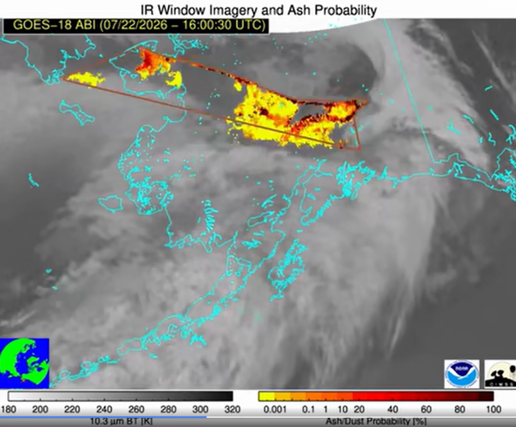 Volcano spews ash over Alaska, triggering flight cancellations