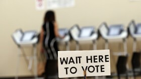 In this Wednesday, May 9, 2018, photo, Pamela Hampton votes in Sandy Springs, Ga. (John Bazemore/AP)