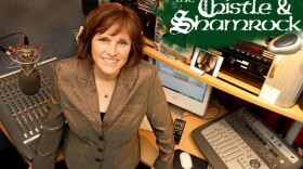 fiona ritchie and the thistle and shamrock logo