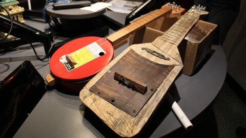 Fairfield's instruments made from ʻōpala.