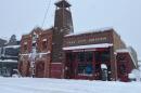 Photo of the Park City Museum on a snowy day on Main Street