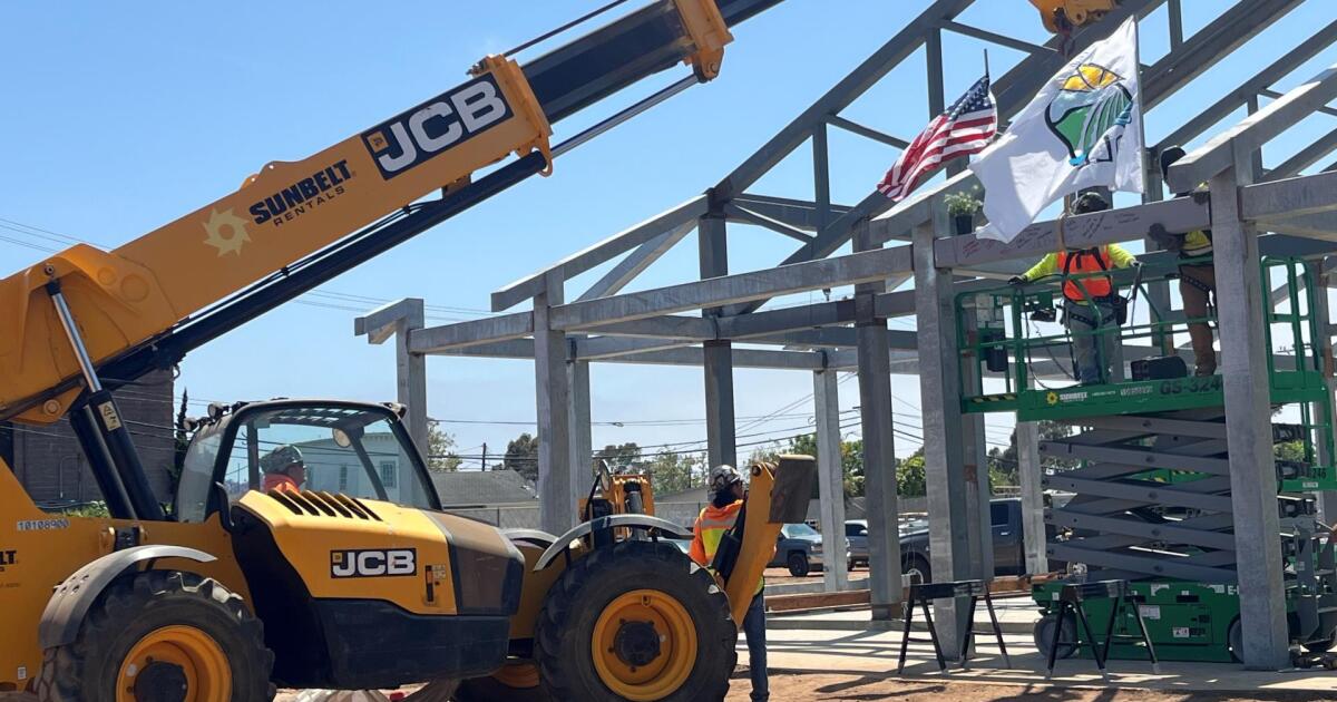 New Goleta train station crosses major construction milestone