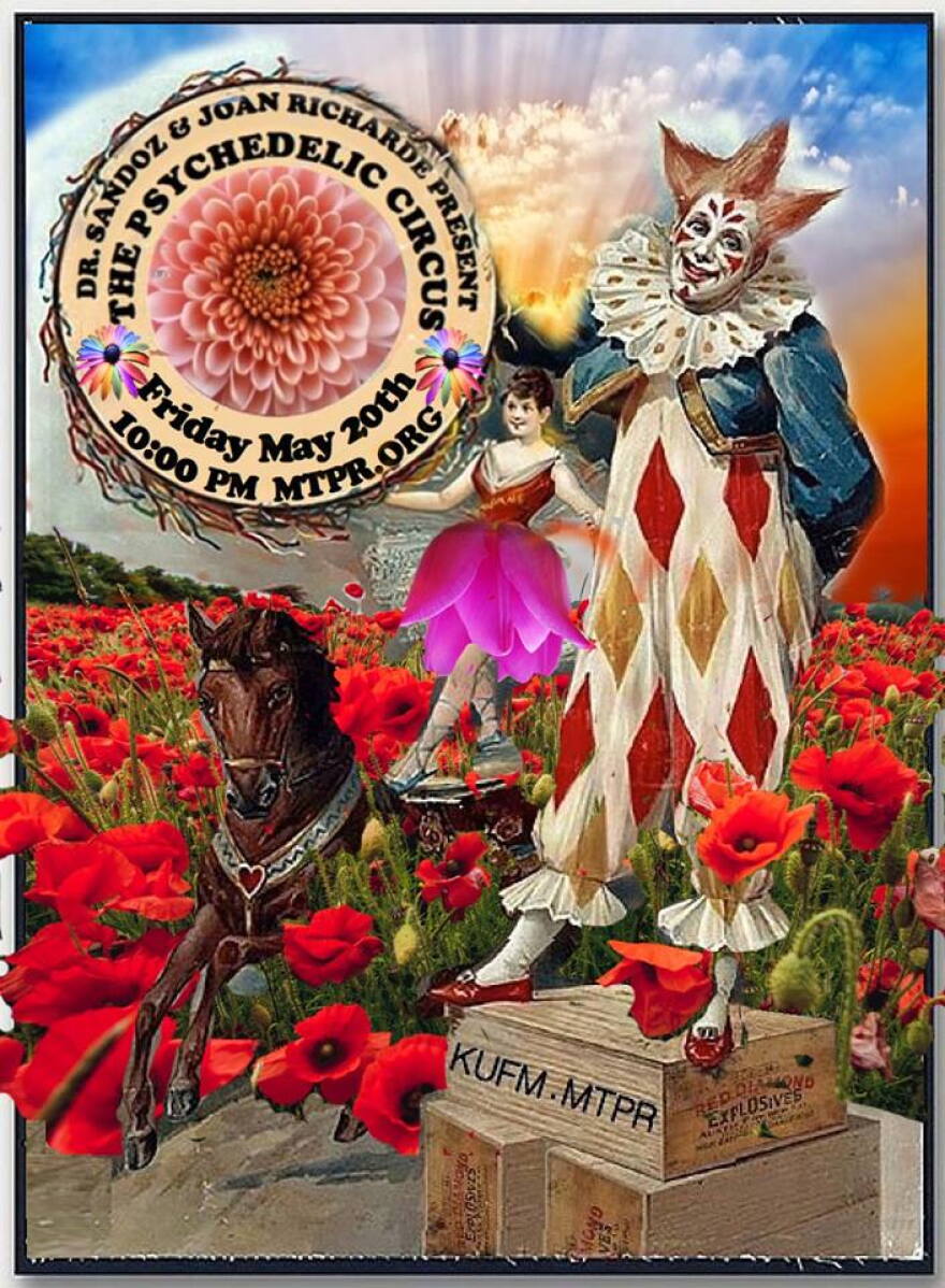 Join Dr. Sandoz and Joan Richarde for an audio explosion of sound & color tonight on MTPR. Tune in tonight from 10:00 p.m. to midnight, on your radio or online at mtpr.org.