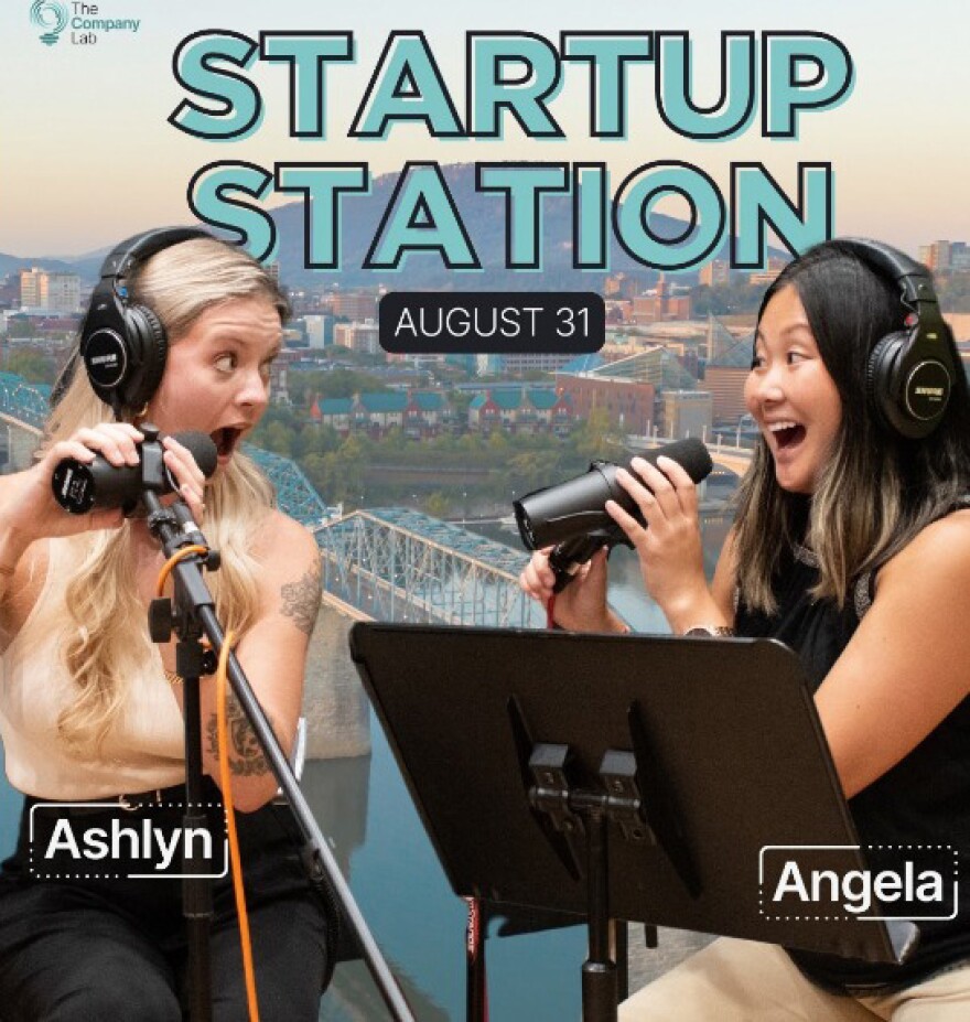 Banner for “Startup Station” podcast.