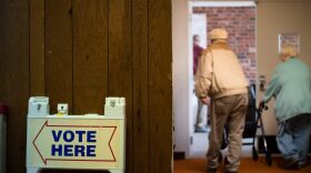 On Super Tuesday March 3, Oklahoma City voters exited North Side Christian Church after voting.