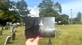 East Providence's Lakeside-Carpenter Cemetery serves as the backdrop for a scene in "Hocus Pocus 2." ALLISON MAGNUS/OCEAN STATE MEDIA